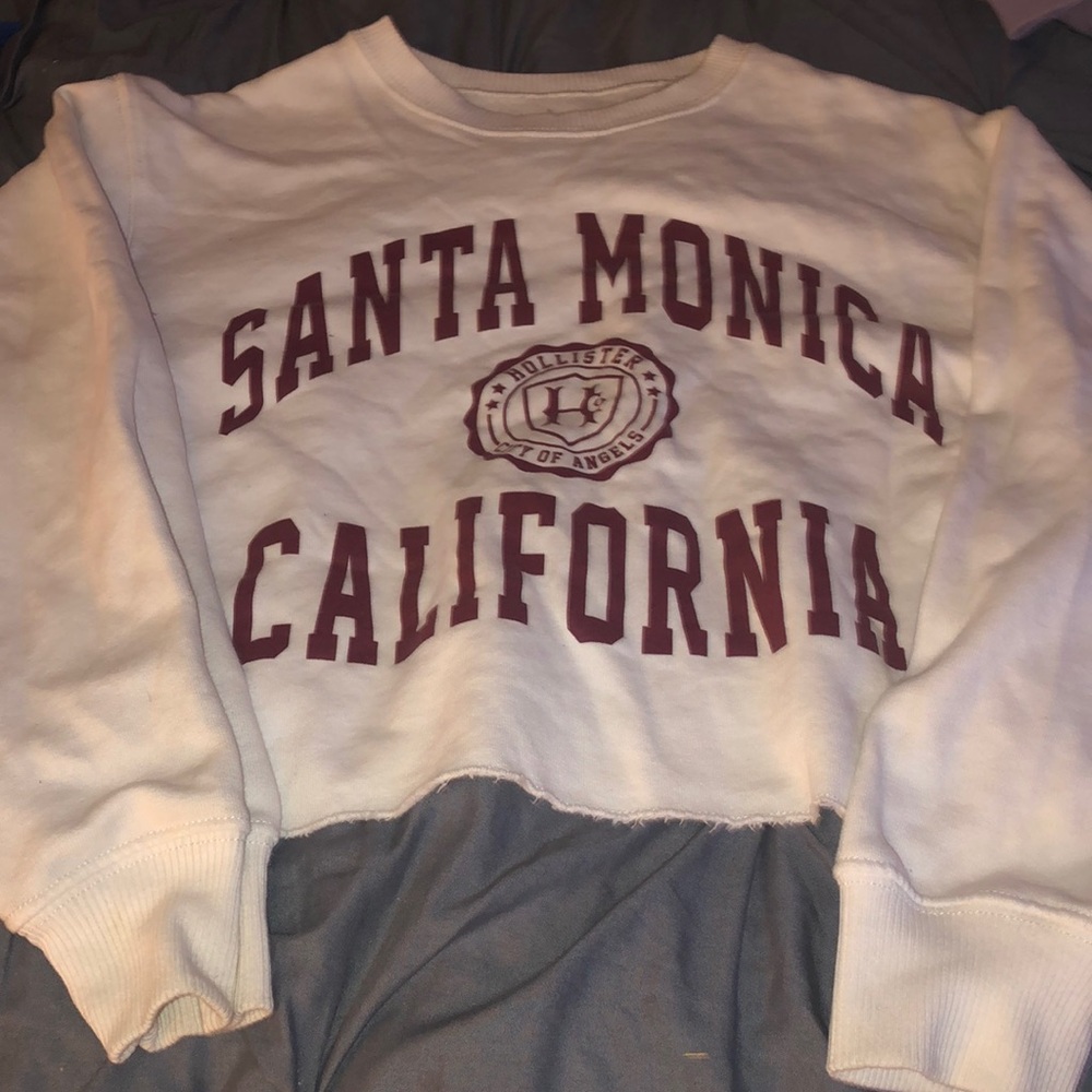 Hollister sweater crop top